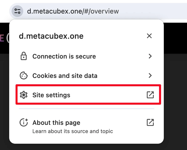 metacubexd 网站设置允许不安全内容